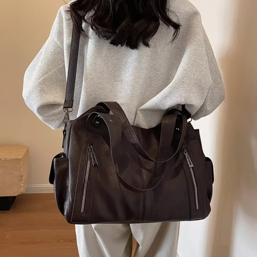 Sacs à bandoulière à compartiment intérieur souple pour femmes