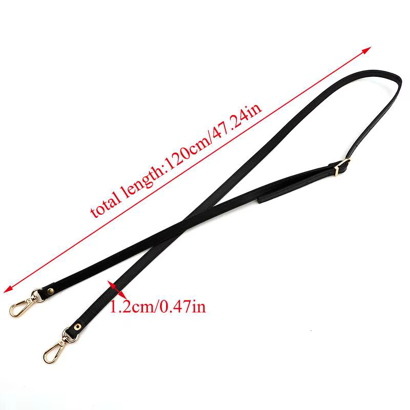 Sangle de sac en cuir PU réglable de 120cm de Long pour femmes