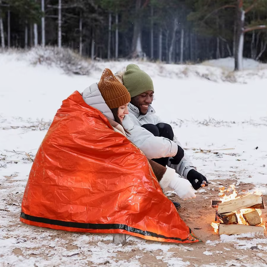 Couverture de survie thermique d'urgence