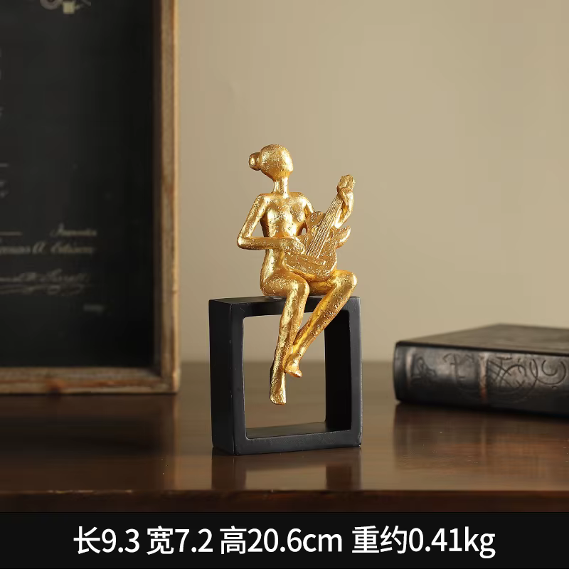 Modèle de membre de bande rétro, décoration de bureau, figurine nostalgique, décoration de salon, accessoires pour la maison, décor de pièce esthétique