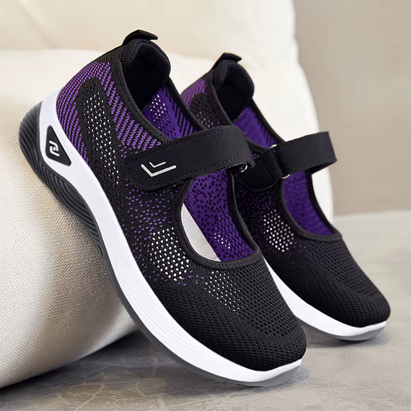 Baskets en maille respirante pour femmes, chaussures de marche légères et antidérapantes, confortables, décontractées à semelle souple, printemps et été