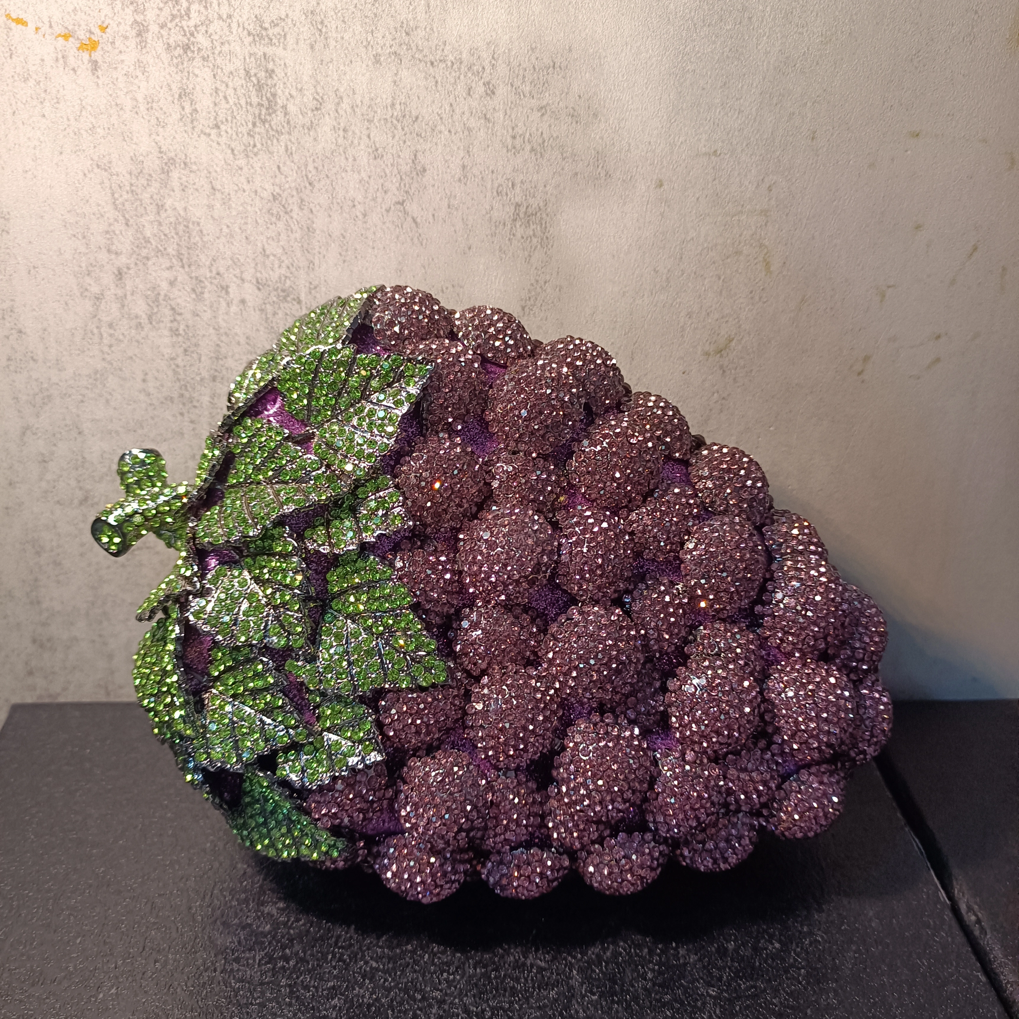 Mode raisin cristal sacs sac à main violet concepteur femmes fête embrayages Mini pochettes livraison directe mariage mariée sacs à main