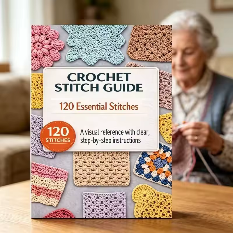 Guide complet des points de crochet pour débutants, 125 techniques de broderie, manuel, fournitures artisanales pour la maison, pour femmes