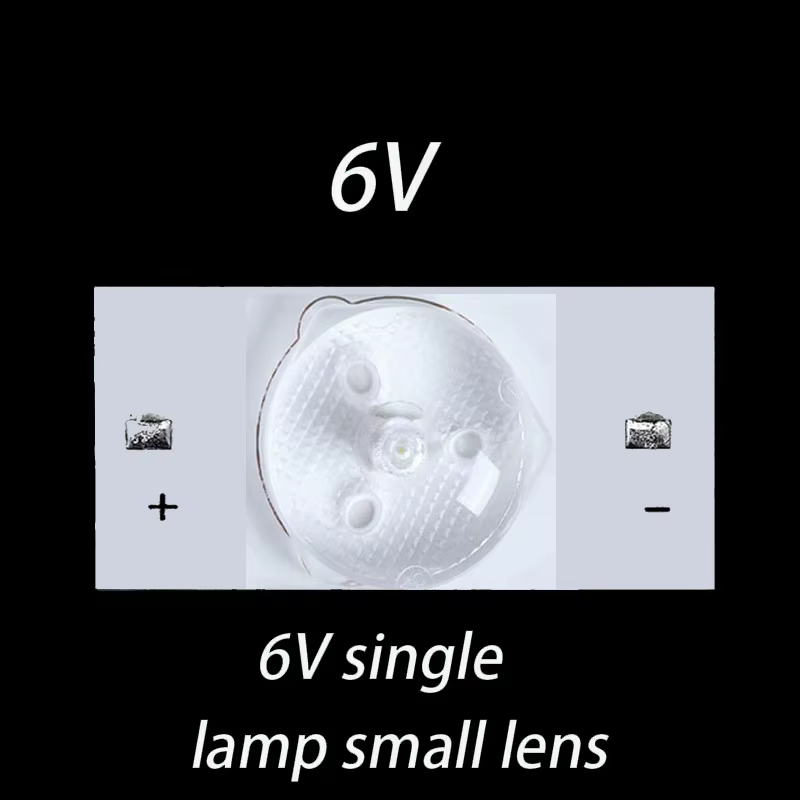 Accessoires de bande de rétro-éclairage LED pour perles de lampe SMD 3V 6V avec filtre de lentille optique pour 32-75 pouces