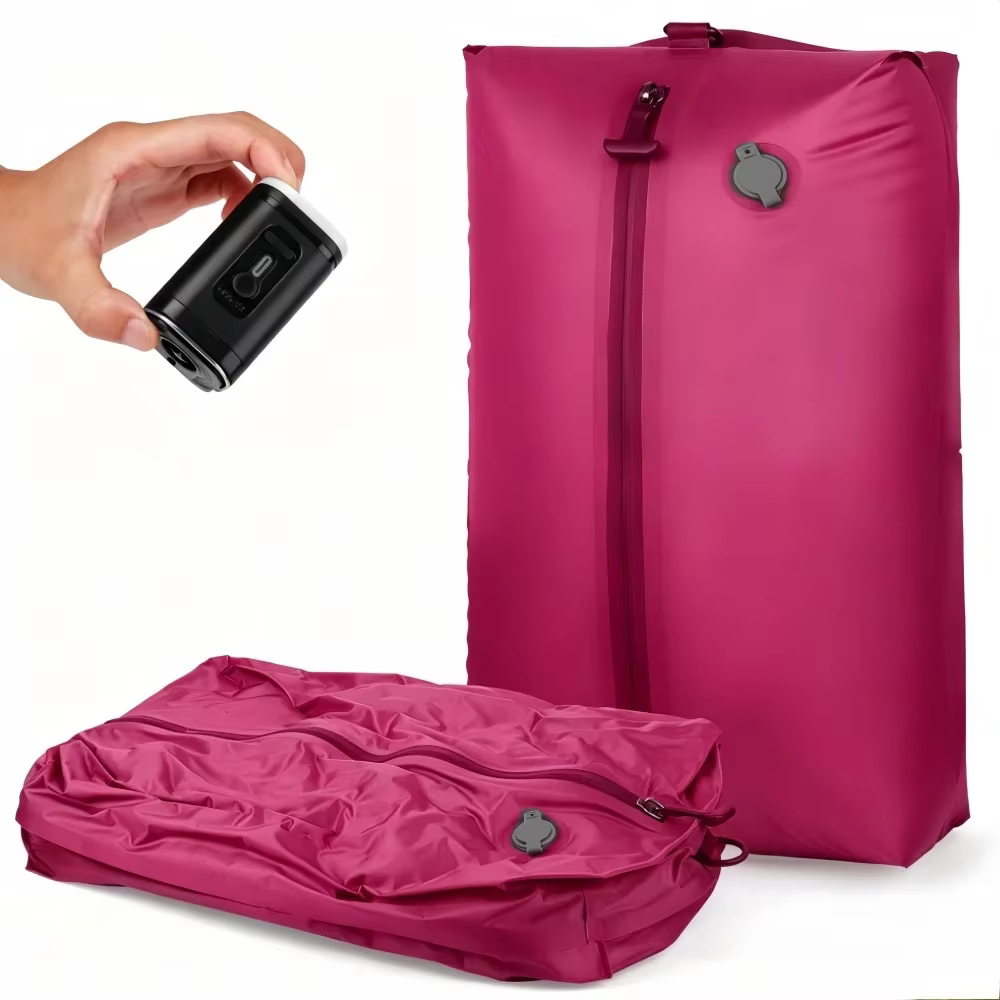 Sacs de compression sous vide portables pour le camping et les voyages