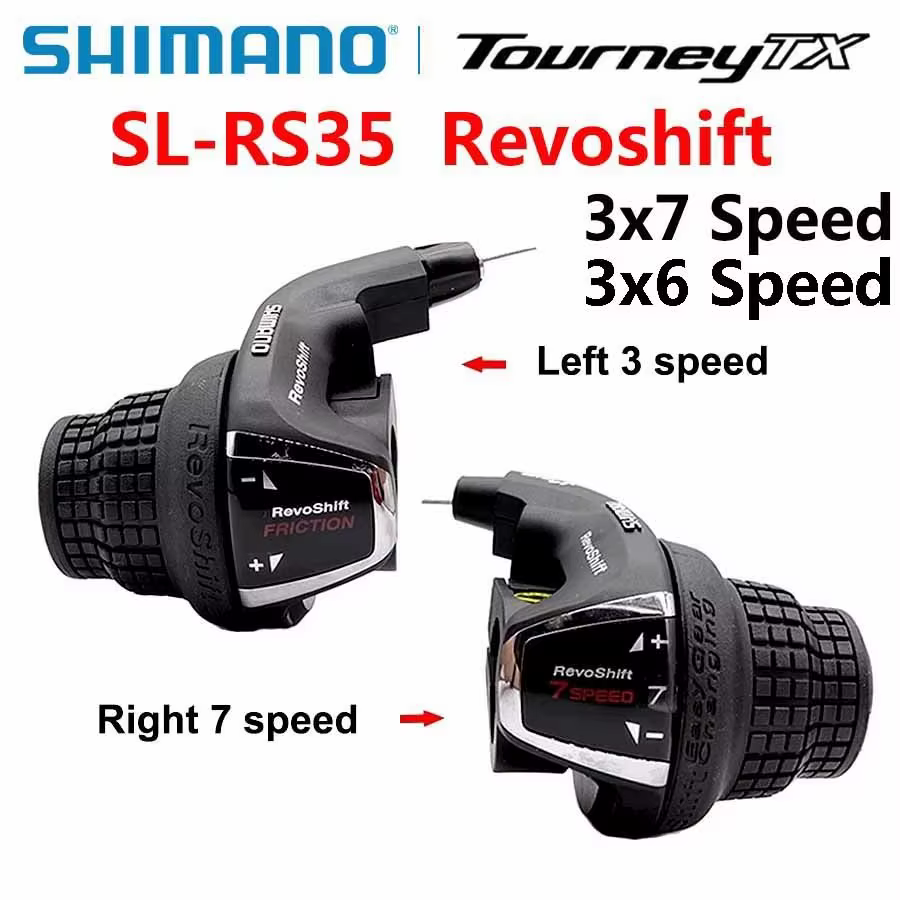 Shimano Tourney SL RS35 Revoshift poignée vélo torsion manette de vitesse levier 3*6s 3*7s 18S 21s peigne de vélo avec poignées RS35 comme RS31 RS36