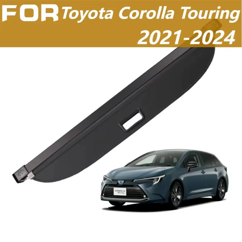 Couverture de coffre rétractable pour Toyota Corolla Touring 2021 – 2024, support de colis, bouclier de confidentialité, accessoires d'intérieur automobile