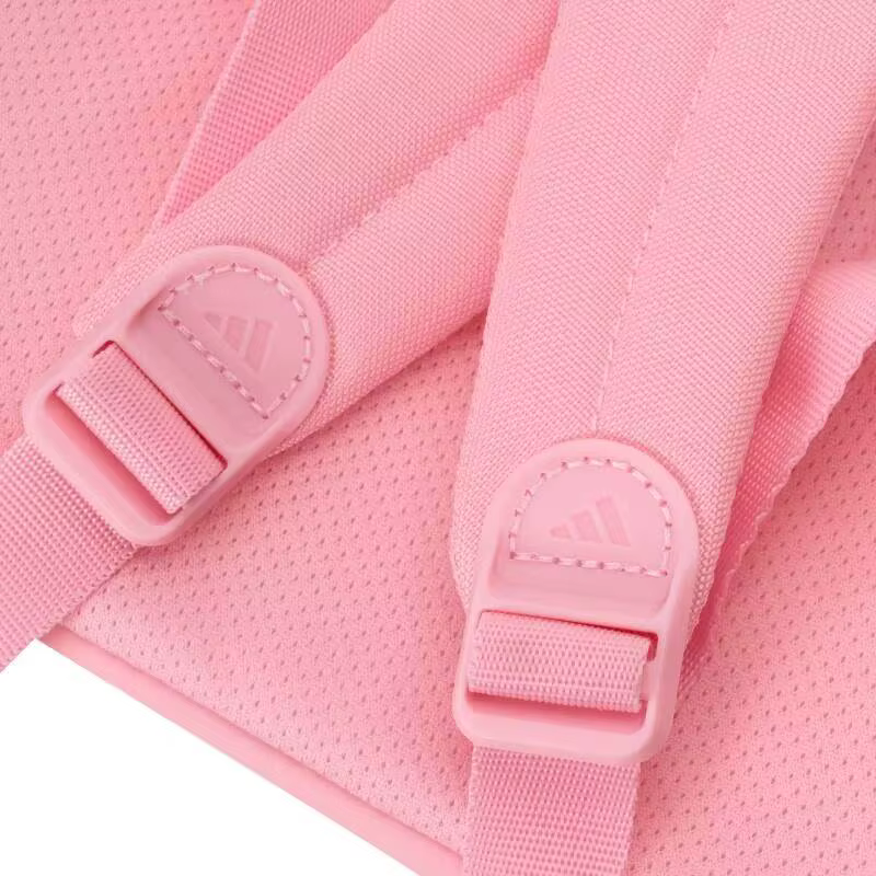 Nouveau sac à dos rose Adidas pour femmes, sac à dos décontracté avec logo minimaliste, léger, pour l'école et les voyages, sac à bandoulière Is7046