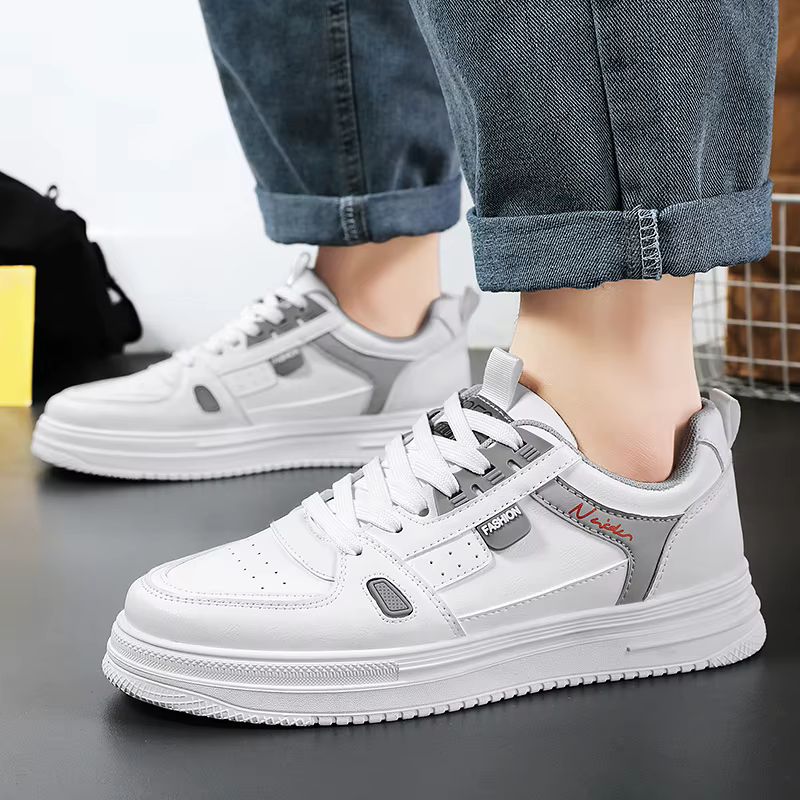 Baskets de sport vulcanisées de luxe pour hommes