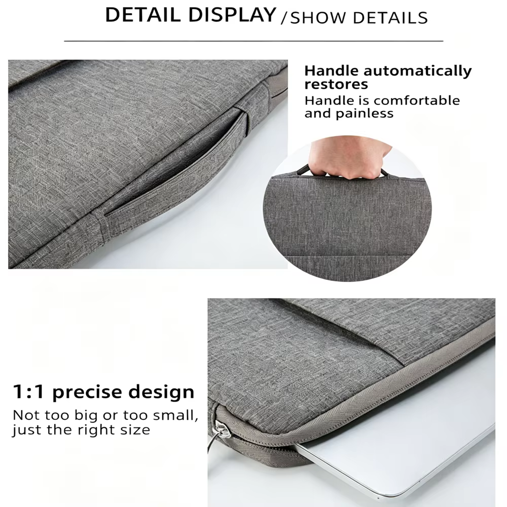 Sac pour ordinateur portable de 13, 14 et 15 pouces, sac pour ordinateur portable, pour MacBook, iPad, tablette, ordinateur portable