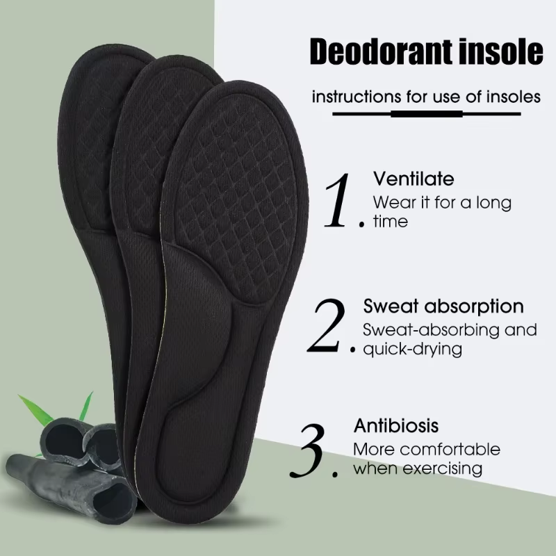 Semelles intérieures de sport Anti-odeur nanotechnologie