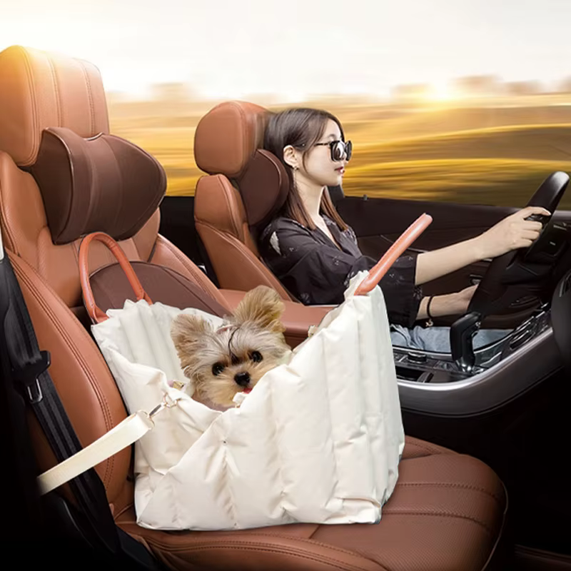 Sac à Main de Luxe Portable et Confortable pour Chien, Siège de Sécurité pour Voyage en Plein Air, Parfait pour l'Hiver