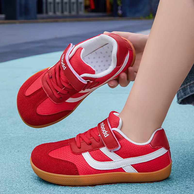 Chaussures de sport pour enfants, chaussures de sport à semelle plate et large pour enfants, chaussures de danse simples pour garçons/filles, chaussures de marche