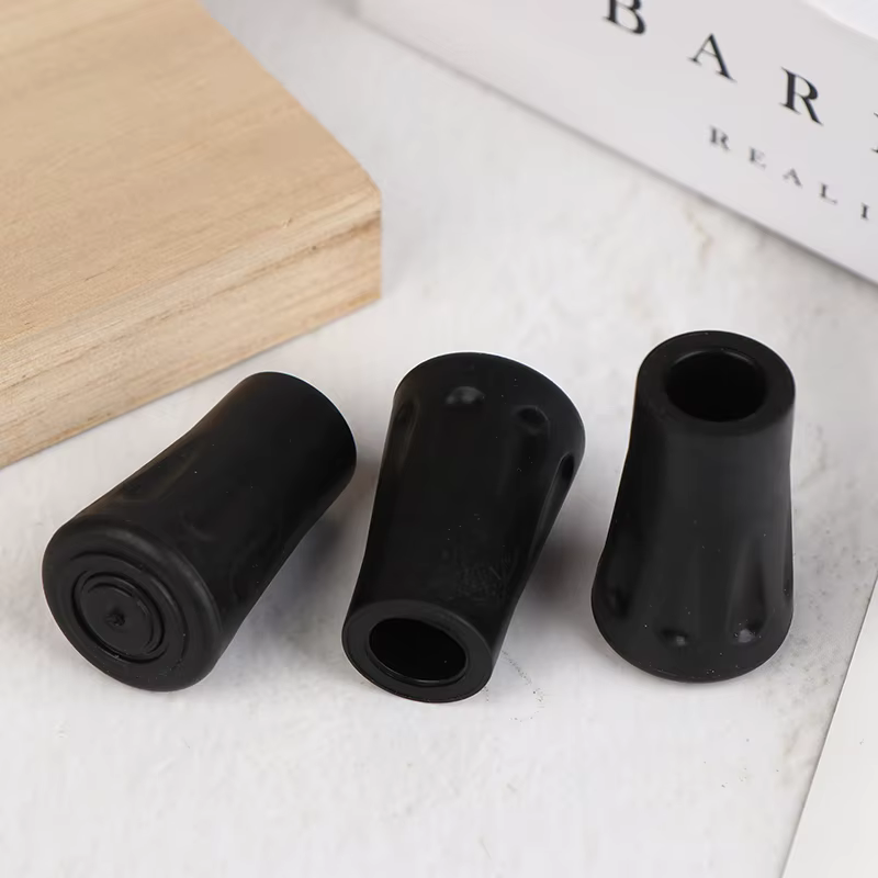 Six bâtons de randonnée antidérapants, capuchons de protection, coussinets en plastique pour couvre-pieds pour bas de bâtons d'escalade