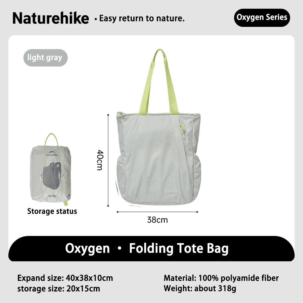 Naturehike 18L sac de rangement sac de voyage fourre-tout bagage polochon sac à dos étanche sac à main pliant double