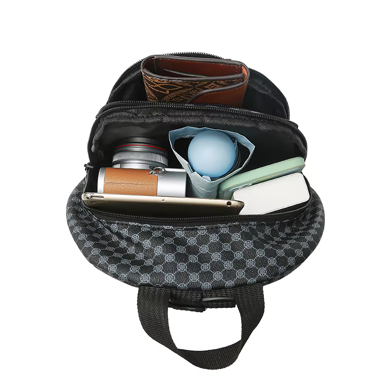 Sac à dos mini élégant à motifs multicolores