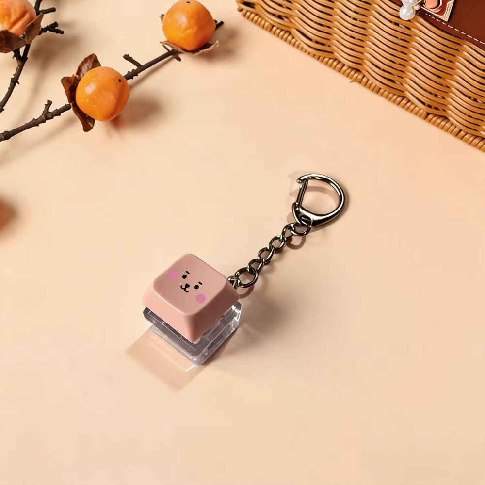 Accessoires K-POP BT21 - Capuchons de clavier, porte-clés, accessoires anti-stress pour fans, cadeaux de Noël 2026