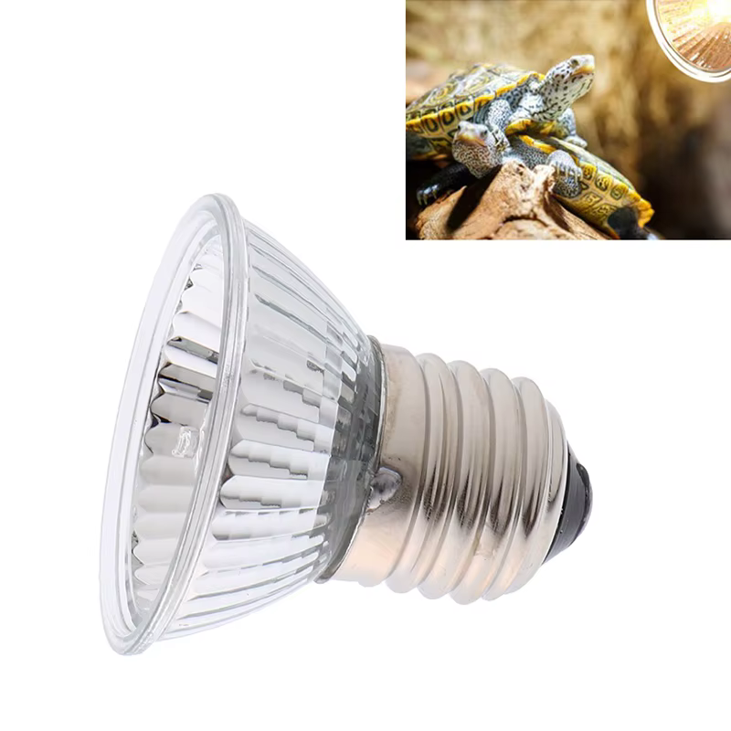 Ampoule de lampe chauffante pour reptile, régulateur de température, tortue qui se prélasse, UVA et non remboursable, 3.0, 25 W, 50 W, 75W