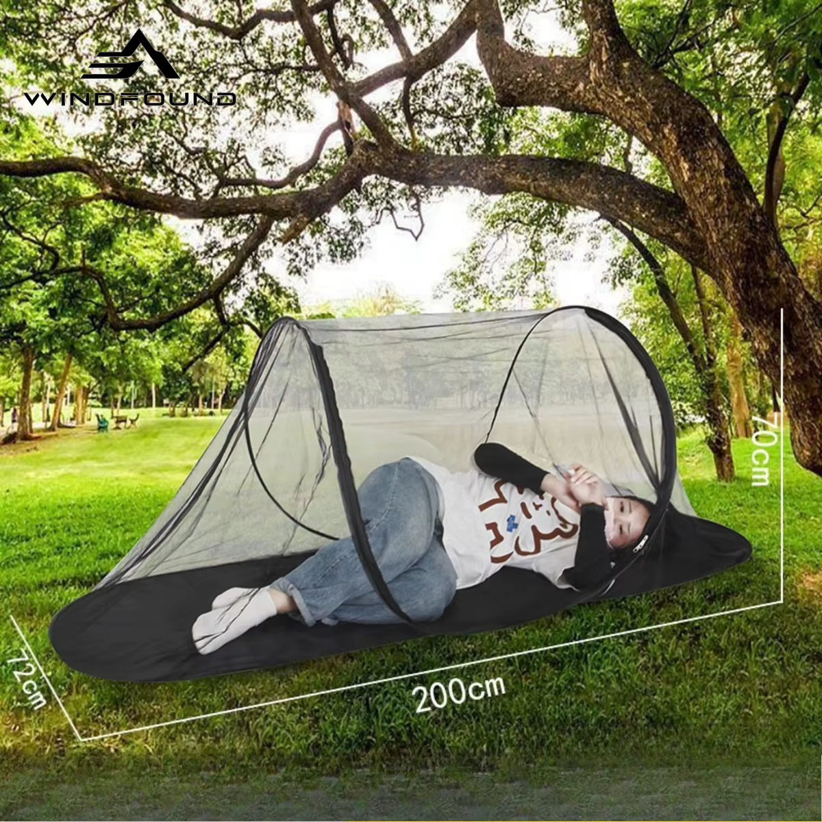 Tente anti-moustiques portable instantanée pour le camping en extérieur
