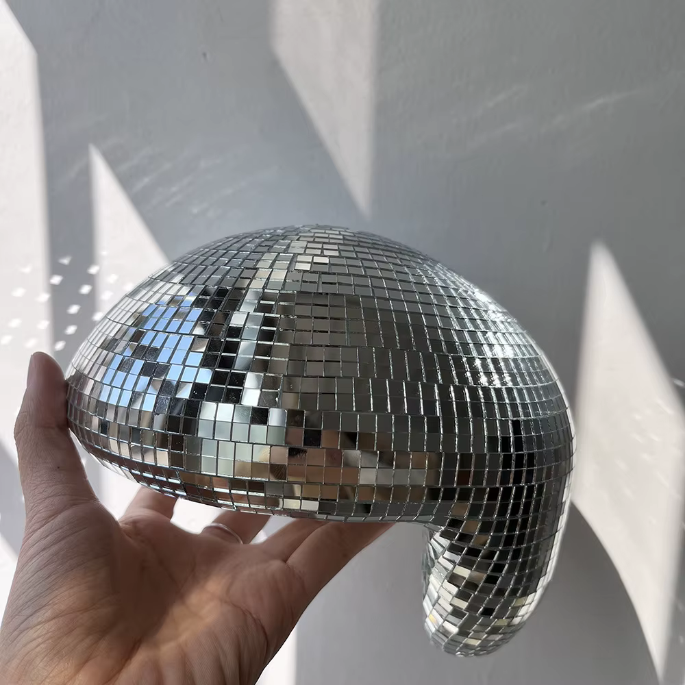 Boule Disco miroir, boule de verre réfléchissante