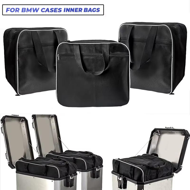 Sacs intérieurs noirs pour bagages de moto, valises d'aventure, sac de moto, BMW Runder GS Adv, R1250, R1250 GS