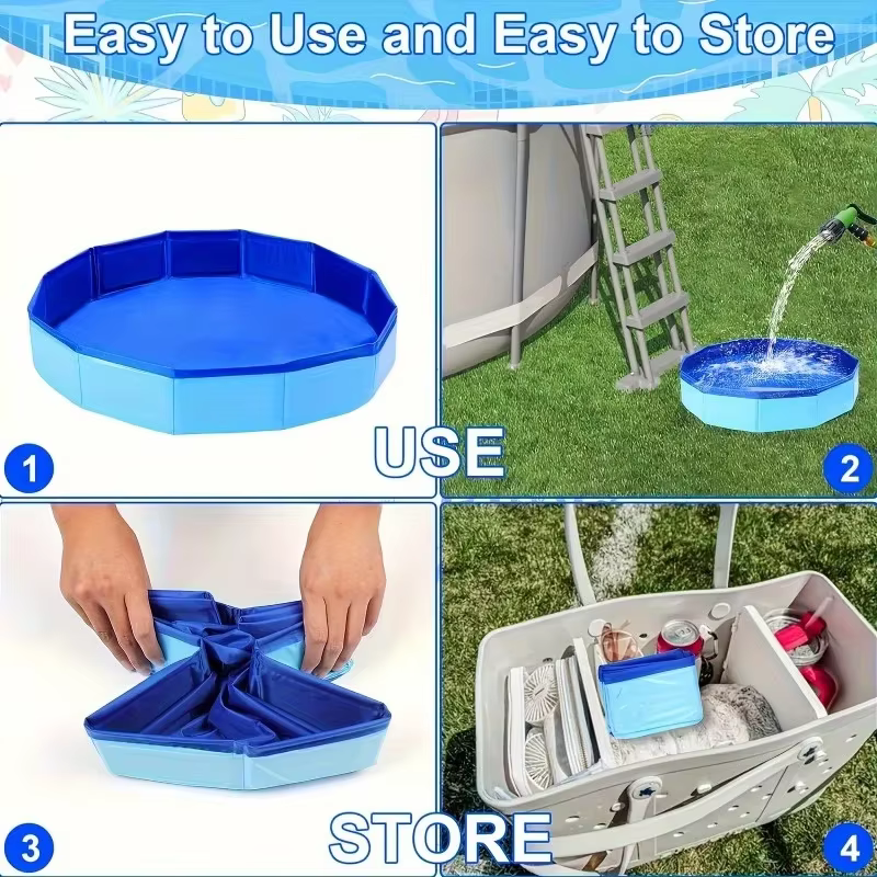 Bain de pieds pliable en PVC portable