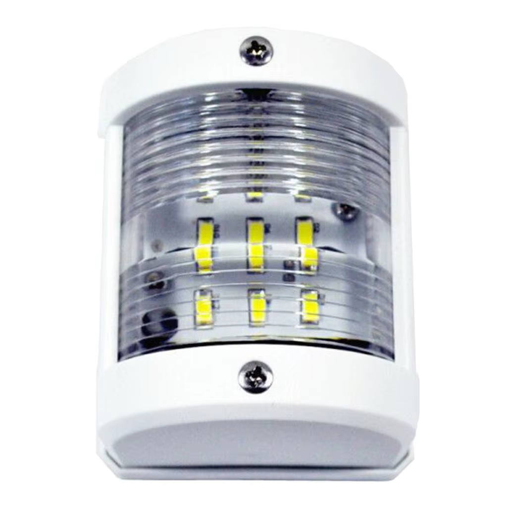 Feu de navigation marin 12V étanche à LED, lampe de traversée en ABS pour la sécurité des bateaux et les besoins d'éclairage d'ancre