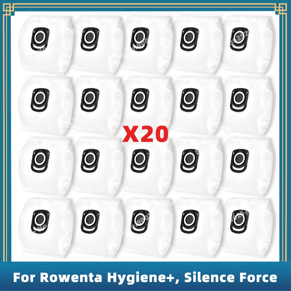 Sac à poussière compatible pour Rowenta Hygiene+ ZR 200520   ZR 200540   ZR 200720   ZR 200920 , Swirl R39, Silence Force 4A, puissance X-Trem compacte