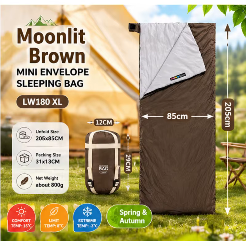 Sac de couchage de camping compact et léger