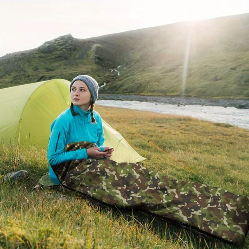 Enveloppe numérique Camouflage sac de couchage Camping en plein air