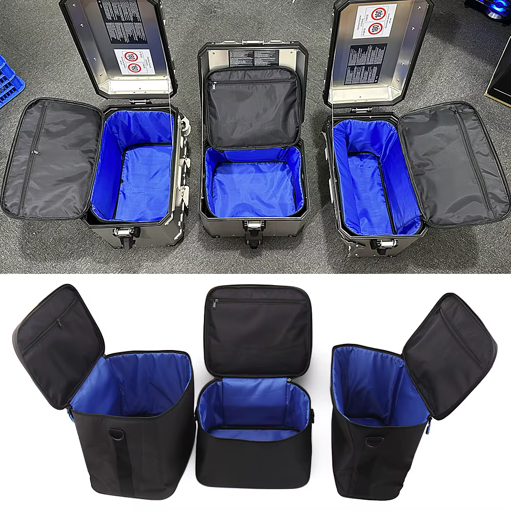 Nouveau sac à bagages de moto sacs intérieurs noirs sac latéral supérieur bleu pour BMW R1250GS R1200GS ADV F800GS F850GS F750GS