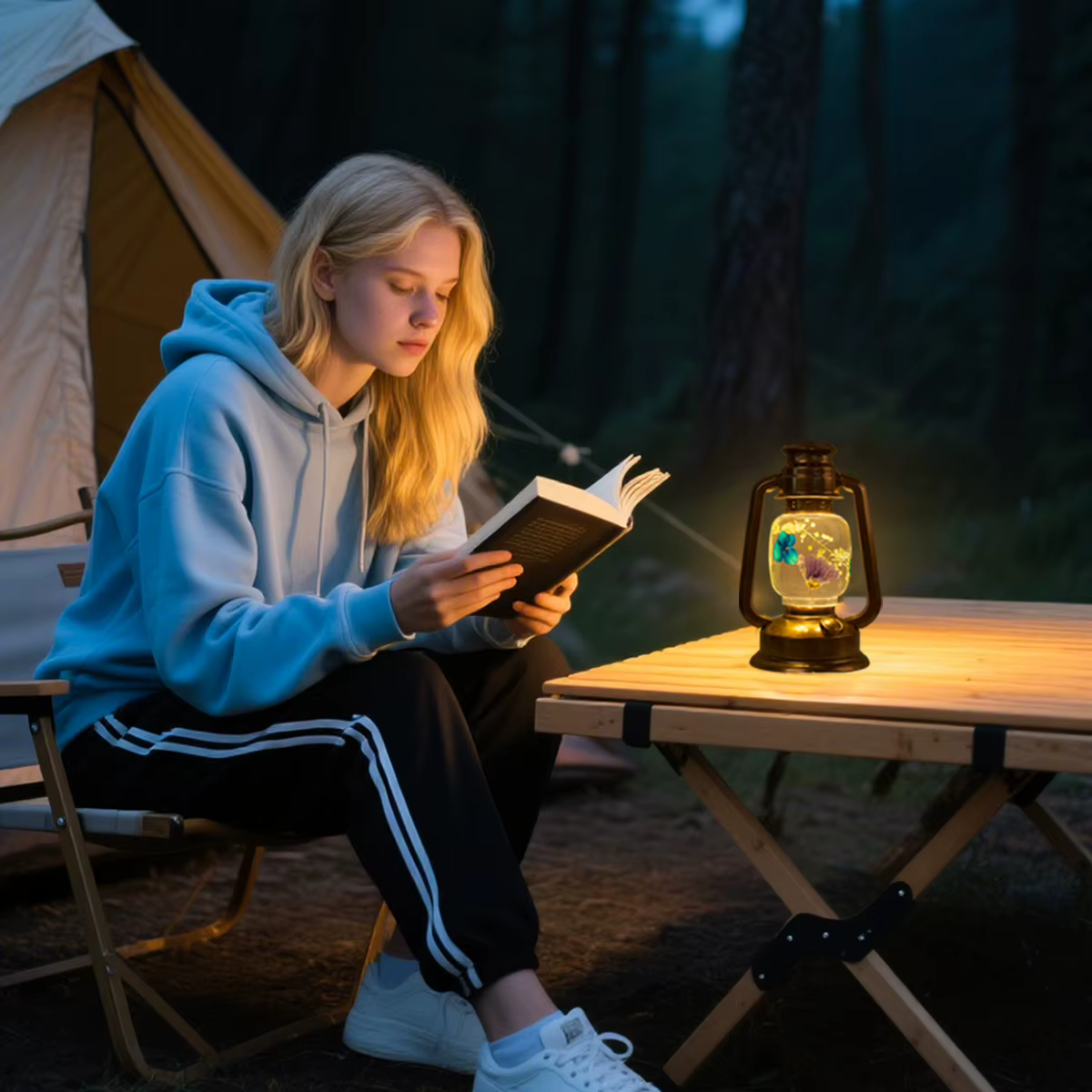 Lampe de Camping en forme de kérosène