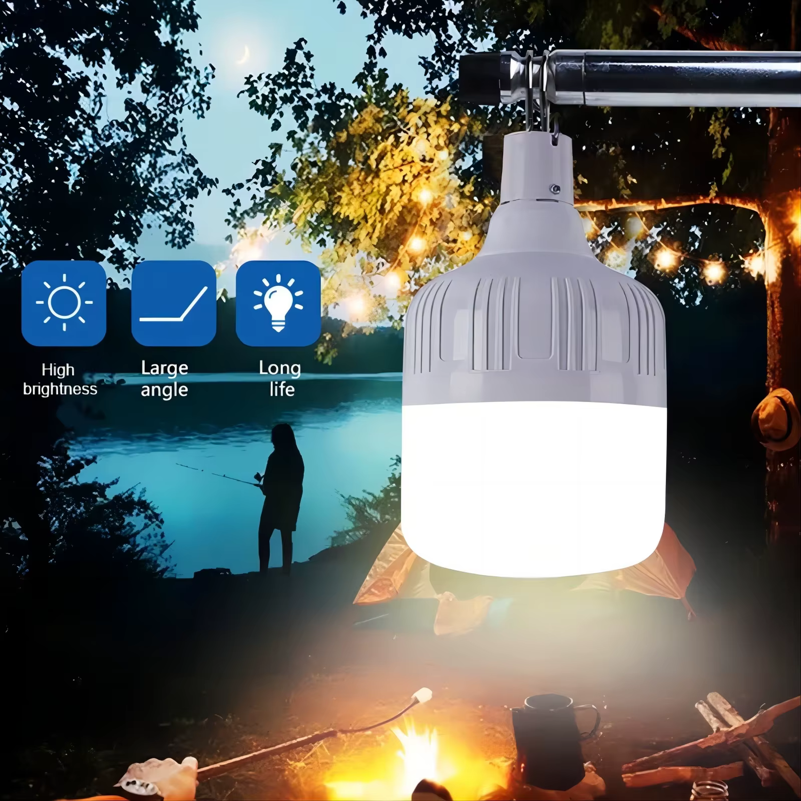 Lampe LED Portable Rechargeable par USB