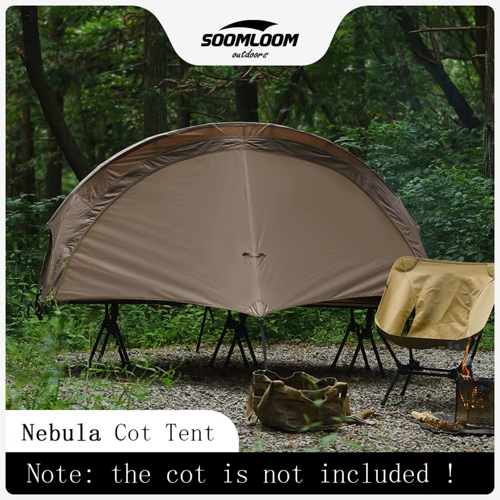 Soomloom Tente de lit ultralégère avec tente intérieure indépendante