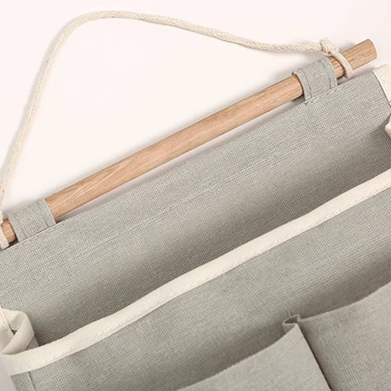 Sac de rangement mural suspendu, Sacs de rangement suspendus sur porte, Organisateur mural suspendable, Organisateur de fichiers et de magazines en lin imperméable pour chambre