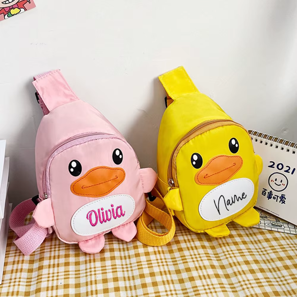 Sac à Bandoulière en Forme de Canard de Dessin Animé