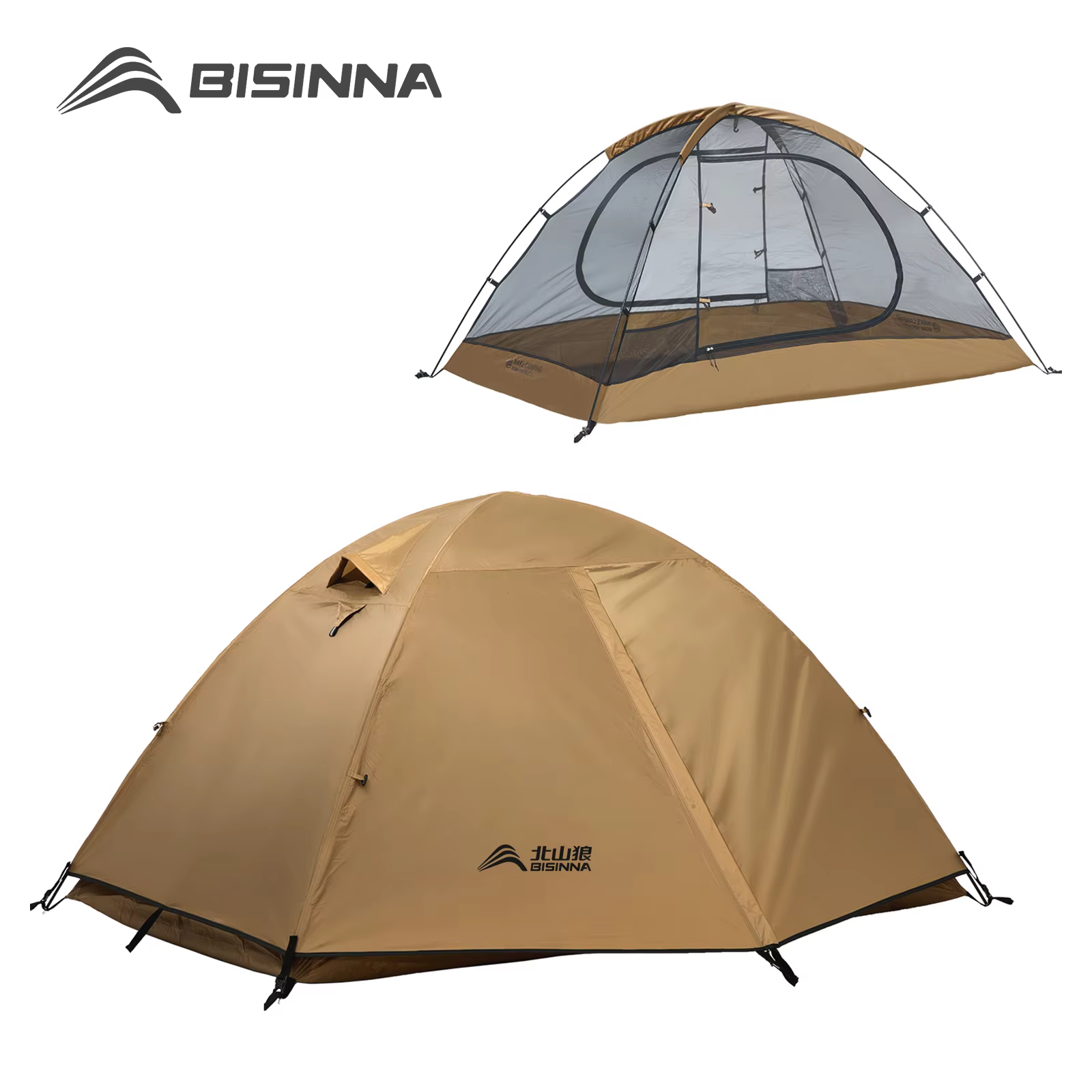 BISINNA tente de Camping 2 personnes Portable étanche
