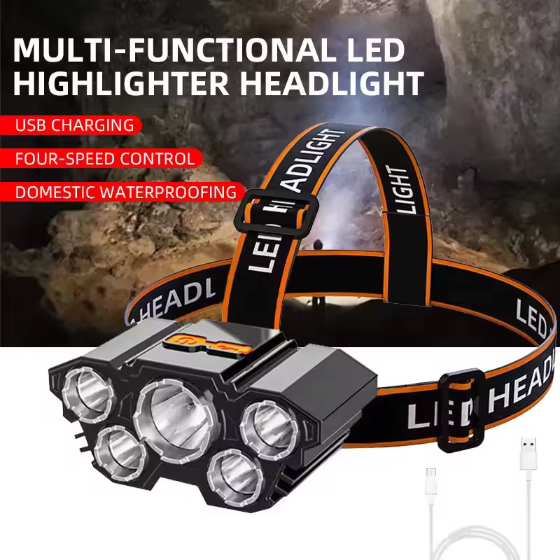 Mini lampe frontale tactique