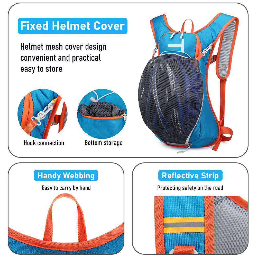 Sac à dos de cyclisme 12L sacs de vélo Sport de plein air escalade randonnée vtt