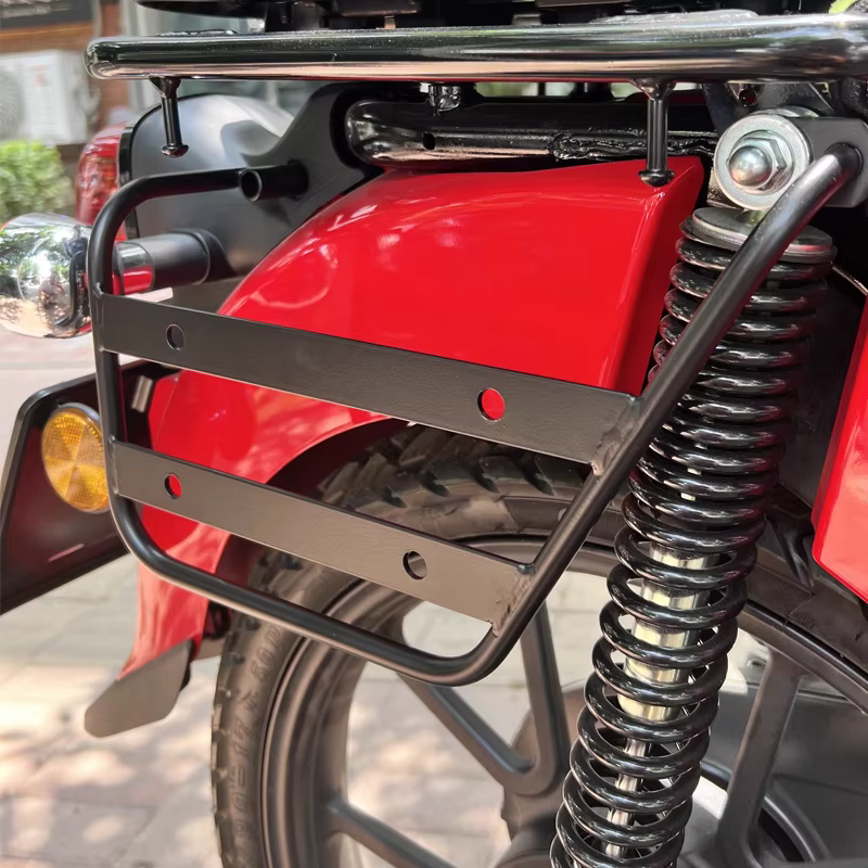 CC 110 accessoires de moto pour Honda Cross Cub CC110 support de sac latéral support de bagages support de montage Anti-friction rétro noir