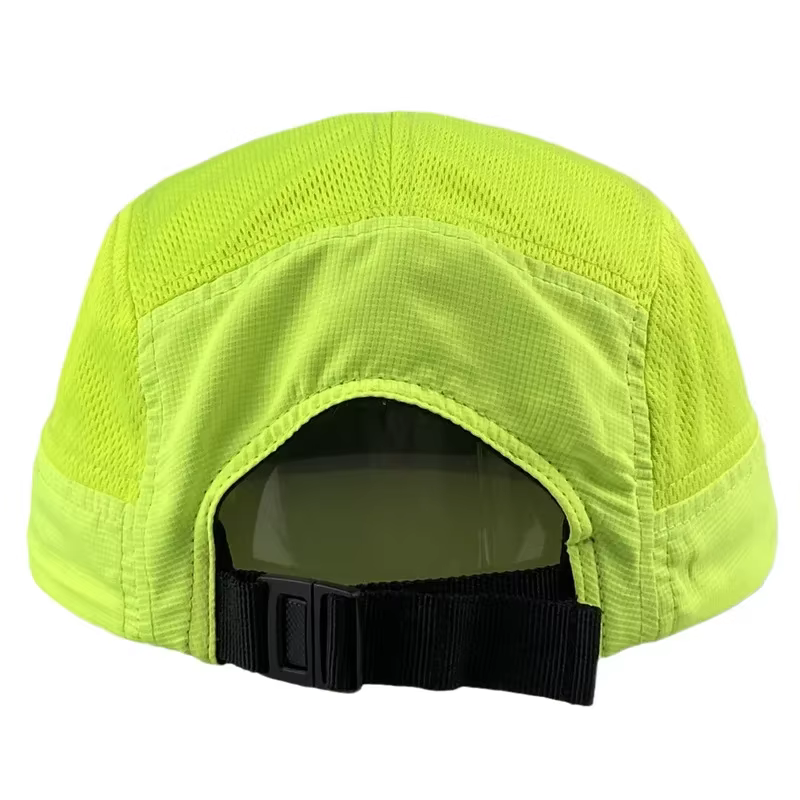 Casquettes de Baseball fluorescentes avec Logo personnalisé pour hommes et femmes, à bord plat à séchage rapide, à 5 panneaux, réglables, Hip Hop, Skateboard