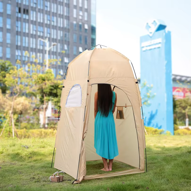 Douche extérieure Portable bain vestiaire tente abri Camping plage privée toilette photographie