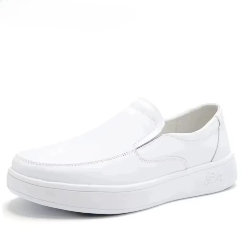 2025 Chaussures d'infirmière en cuir véritable avec semelles souples