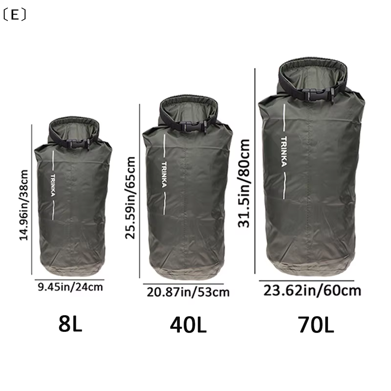 〔E〕 Sac de rangement étanche 8L 40L 70L