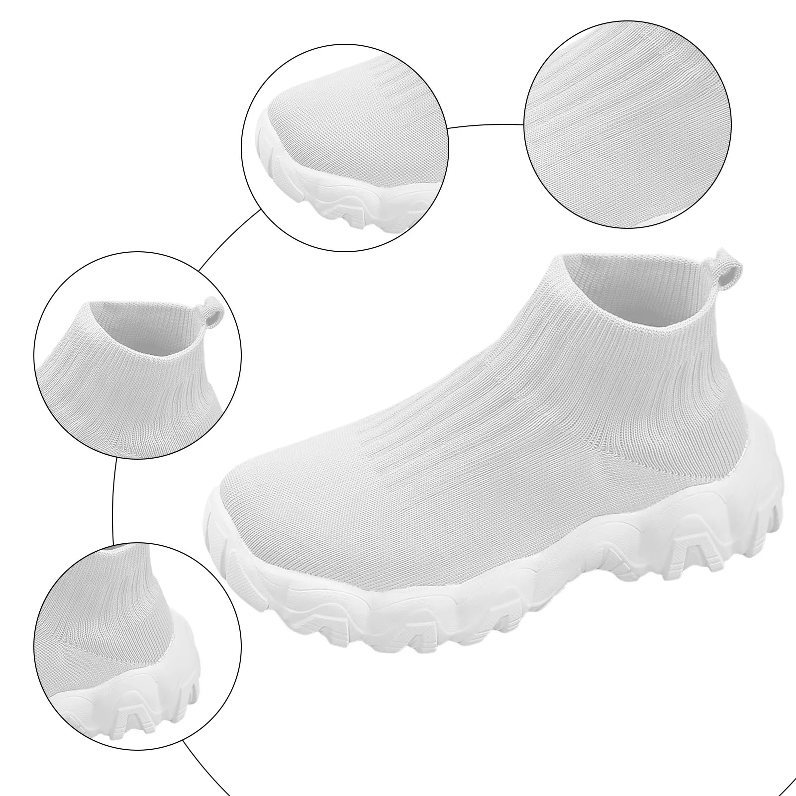 Baskets chaussettes respirantes unisexes pour hommes et femmes, chaussures de course, chaussures de sport légères, chaussures de couple à semelle optique souple, baskets athlétiques