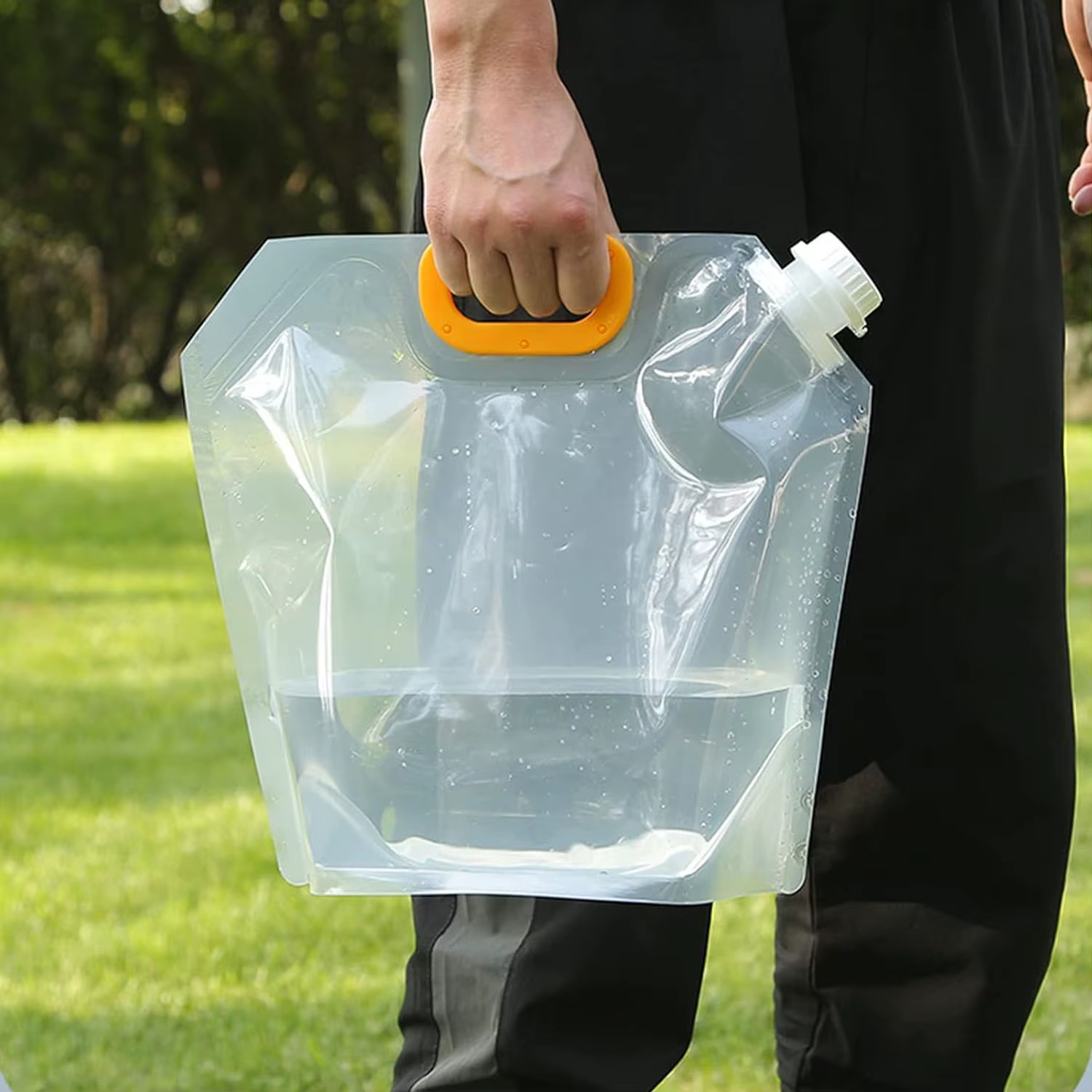 Sac à eau Portable 5L, seau pliant de stockage