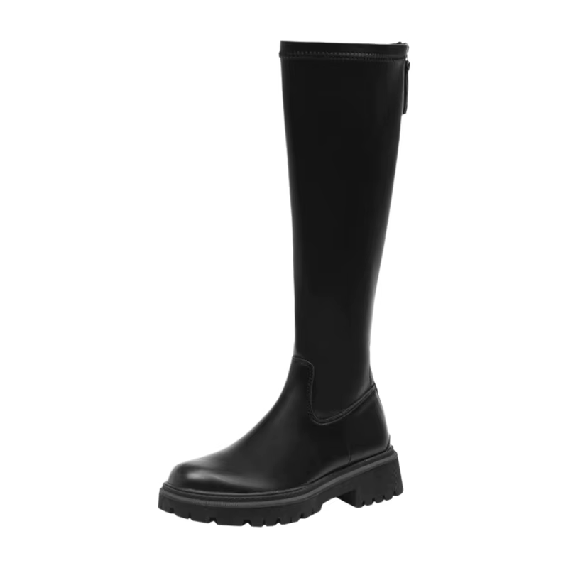 Bottes D-11 Knight à tige haute, style britannique, semelle épaisse, polyvalentes, automne-hiver, nouvelle collection, résistantes à l'usure