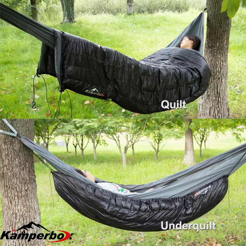 Kamperbox hamac couette vers le bas