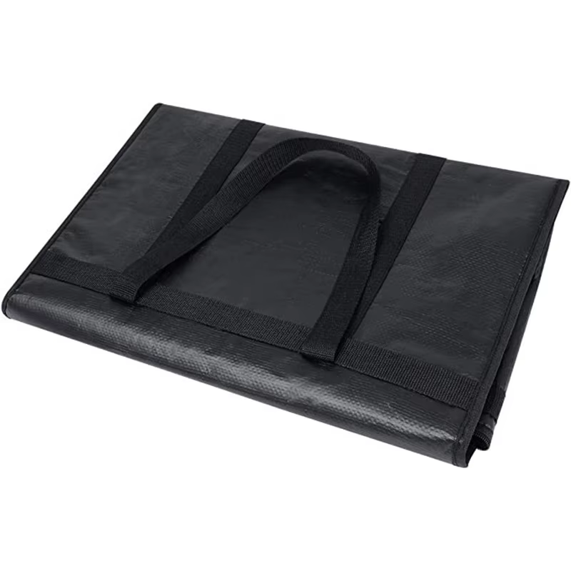 【Grand sac isotherme pour livraison, sac isotherme en aluminium pour aliments, sac pliable et portable pour la restauration et les courses】