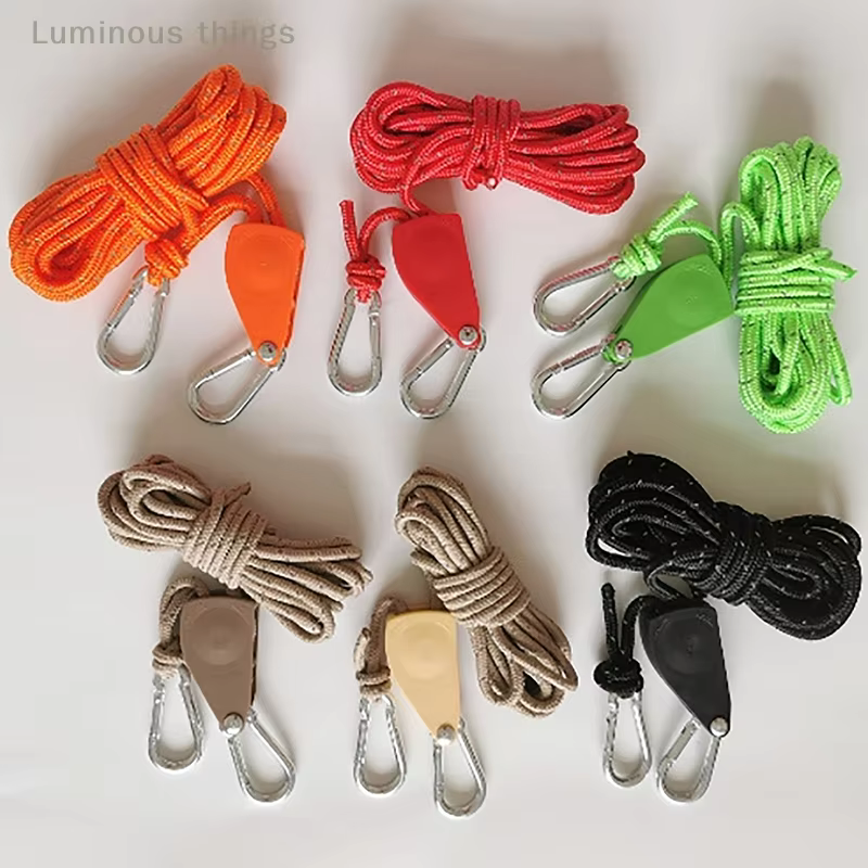 Corde de coulée de nuit coupe-vent pour tente de camping